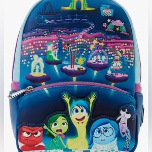 LOUNGEFLY NWT INSIDE OUT GLOW IN THE DARK BACKPACK